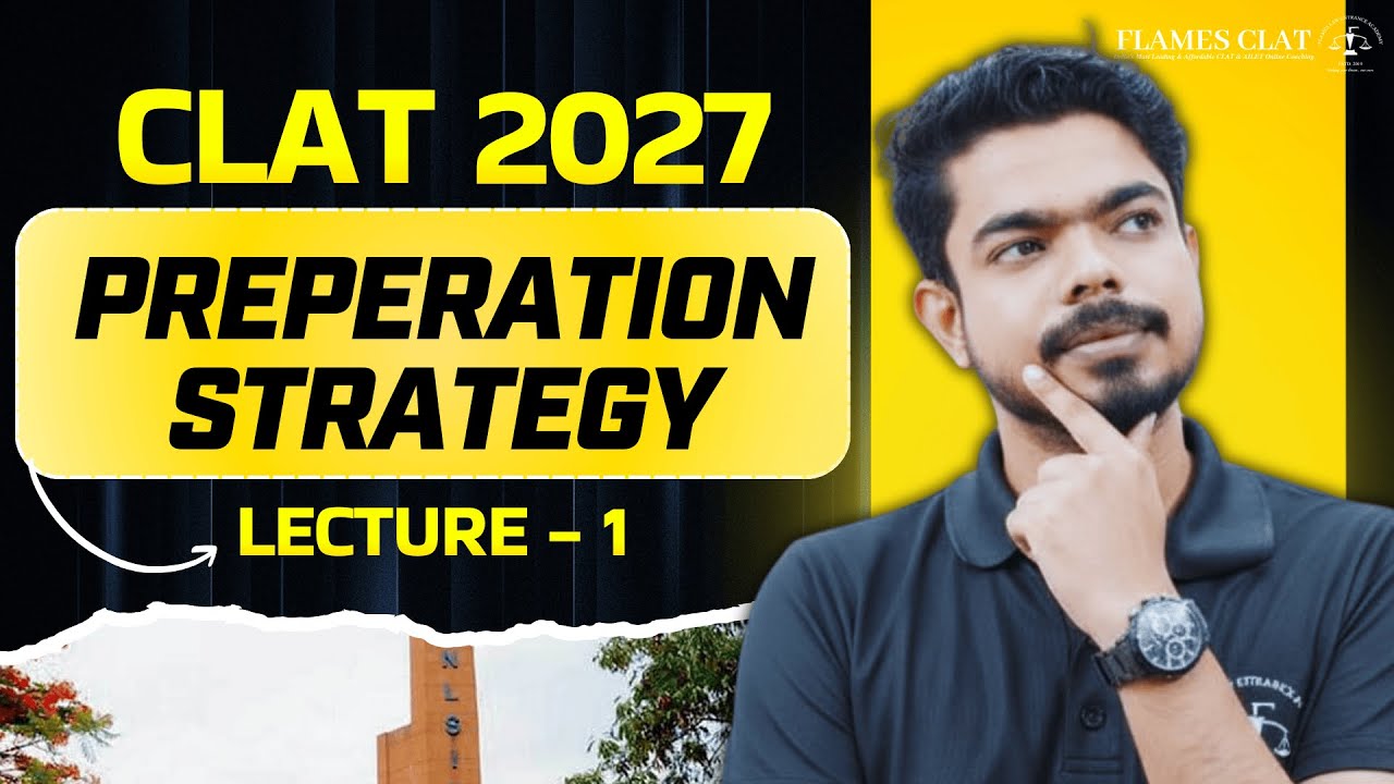 CLAT 2027 Preparation Strategy : Demo Class Lecture 1 │ FLAMES CLAT