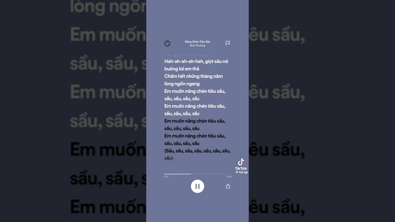 N&acirc;ng Ch&eacute;n Ti&ecirc;u Sầu - B&iacute;ch Phương