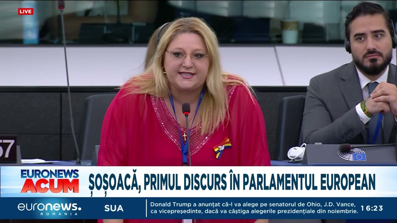 Șoșoacă, primul discurs în Parlamentul European: „Românii sunt sărăciţi ajutând ucrainenii non-stop”