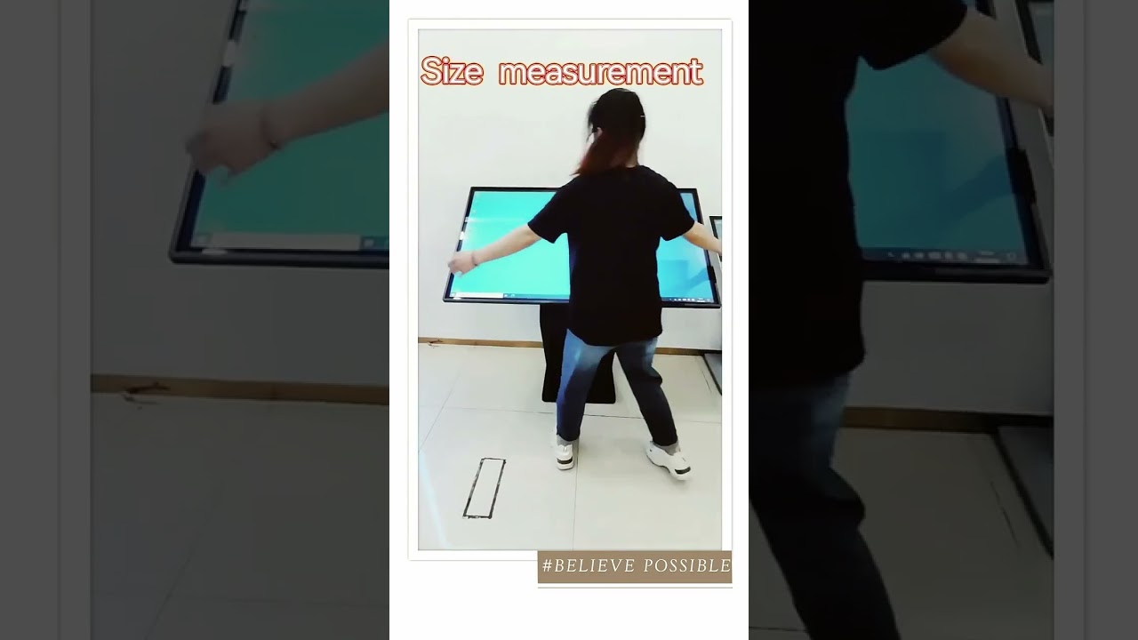 FVASEE 55in Floor Stand Touch Screen Kiosk