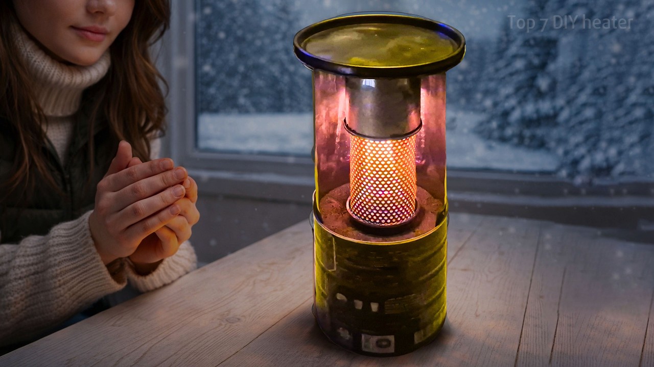 No Gas, No Wood 🔥!! Top 7 ideas diy stove heats for free all winter