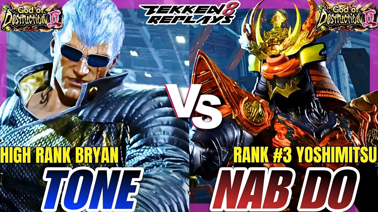 Tekken 8 - Hidetone (Bryan) vs Nab Do (Yoshimitsu) - High Level Ranked Match Replay