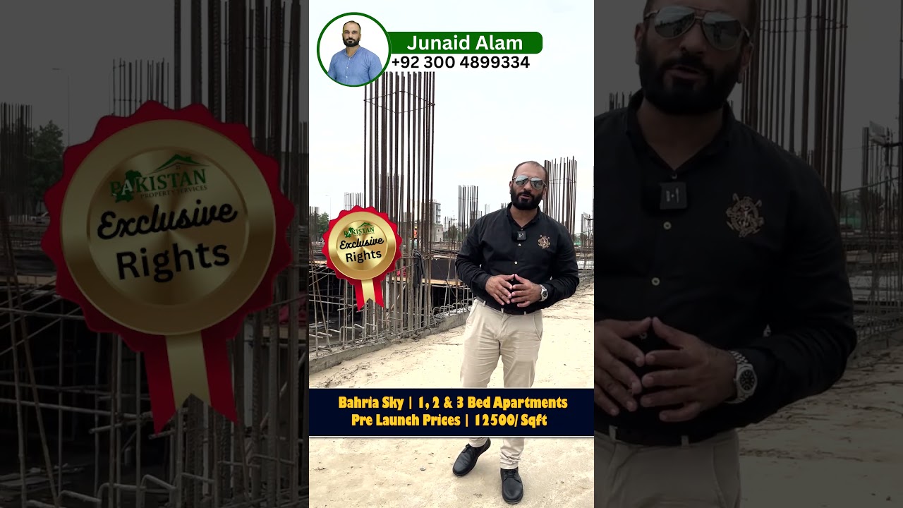 Bahria Sky | 1,2 & 3 Bed Apartments | On Pre Launch Prices | 12500/ Sqft | 4 Year Easy Instalments