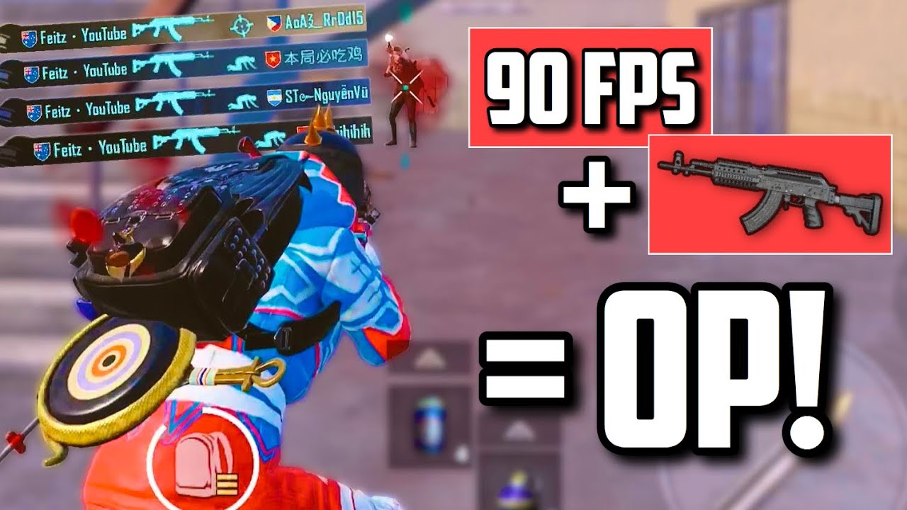 SIX FINGER player with 90 FPS destroys squads with M762! | PUBG Mobile
