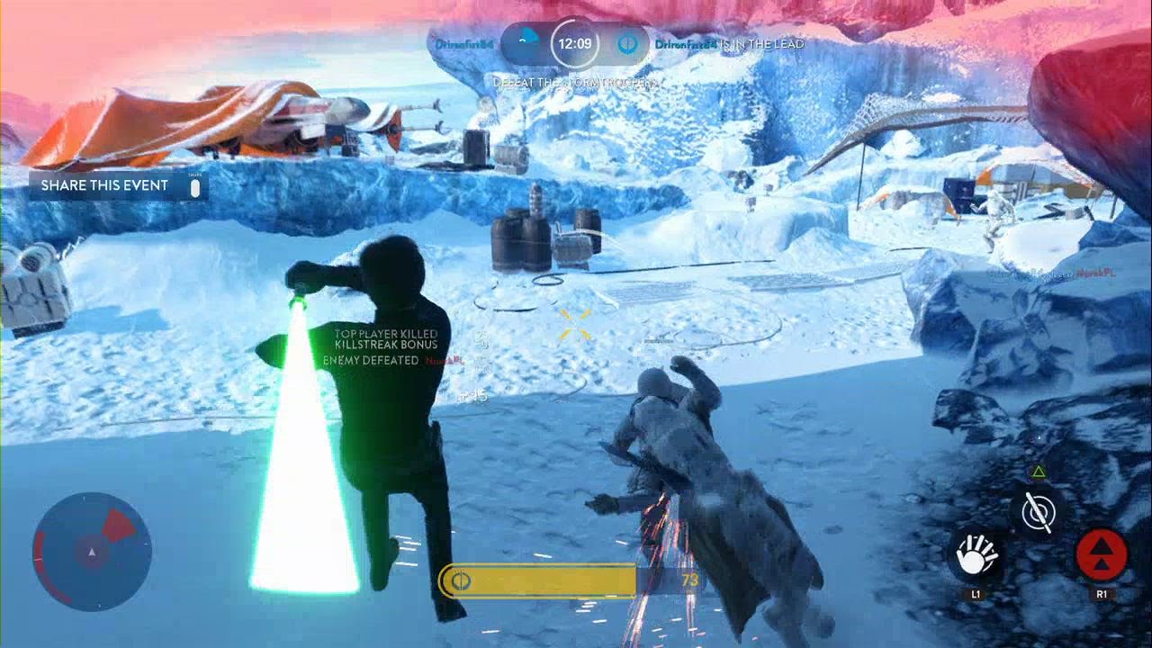 Star Wars Battlefront - Hero Hunt Gameplay PS4 (No Commentary)