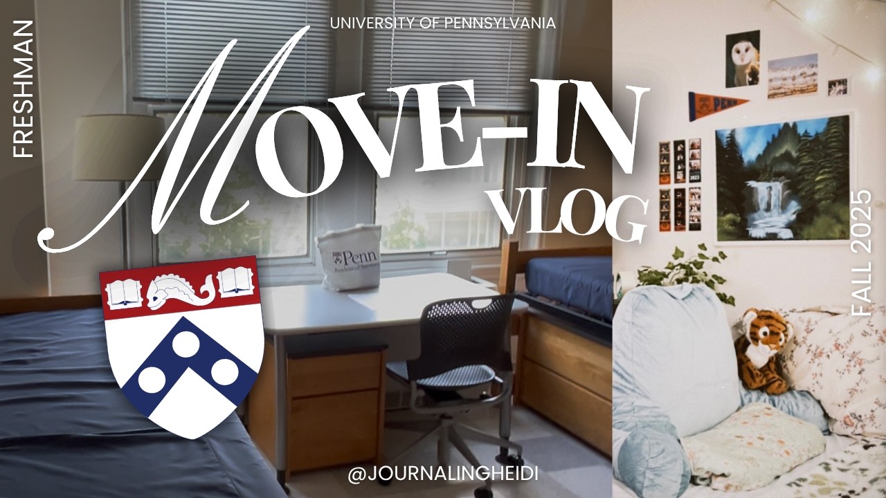 UPenn Freshman Move-In Vlog | Dorm Move-In Freshman Year