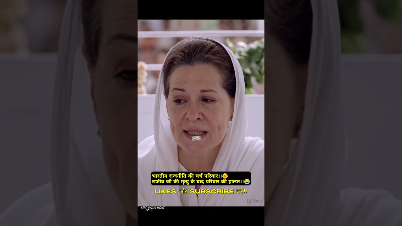 The family after Rajiv's death