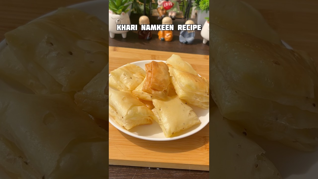 Khari Namkeen Recipe #shorts #recipe #namkeen #nimki #snacks #trending #shortsfeed #viral #cooking