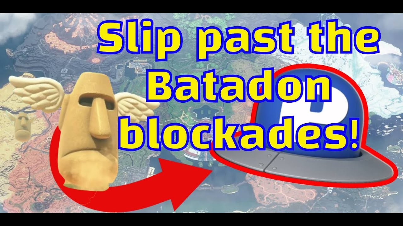 Slip past the Batadon blockades! P-SWITCH - MARIO KART WORLD