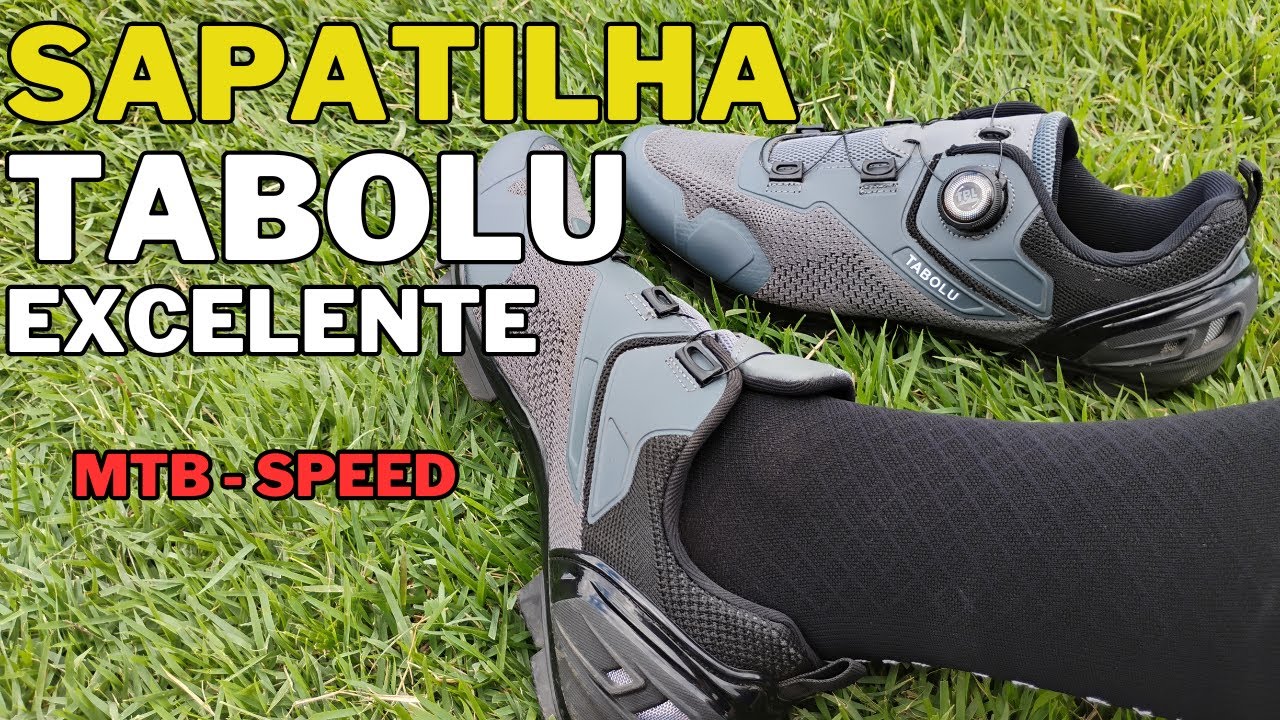 Sapatilha de MTB/SPEED TABOLU com Sistema BOA do ALIEXPRESS