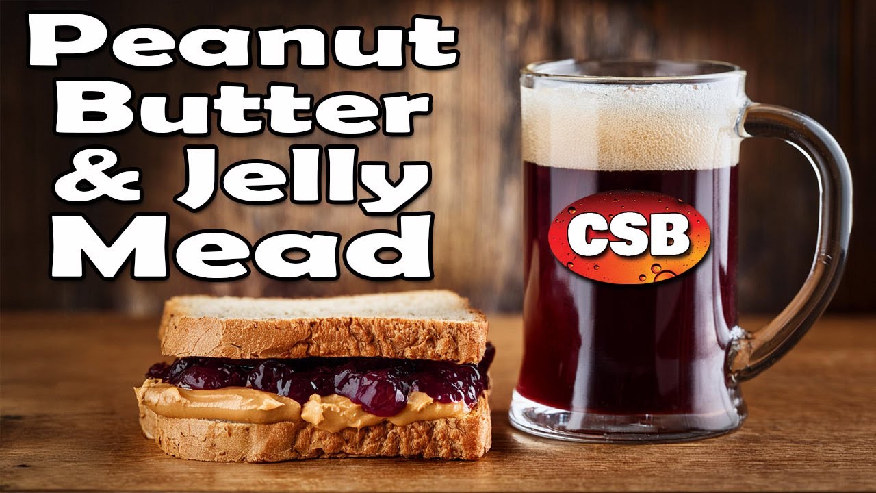 Peanut Butter and Jelly Mead: PB&J Sandwich in a Glass