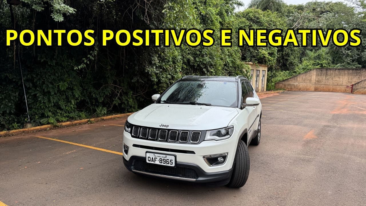 PONTOS POSITIVOS E NEGATIVOS DO JEEP COMPASS LIMITED 2.0 FLEX 2017 - OPINI&Atilde;O DO DONO