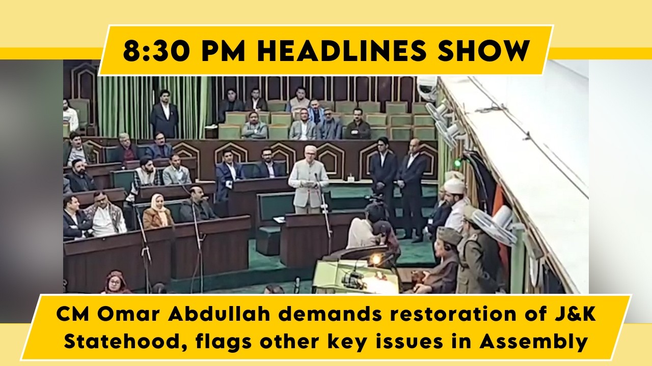 Watch: CM Omar Abdullah demands restoration of J&K Statehood, flags other key issues in Assembly
