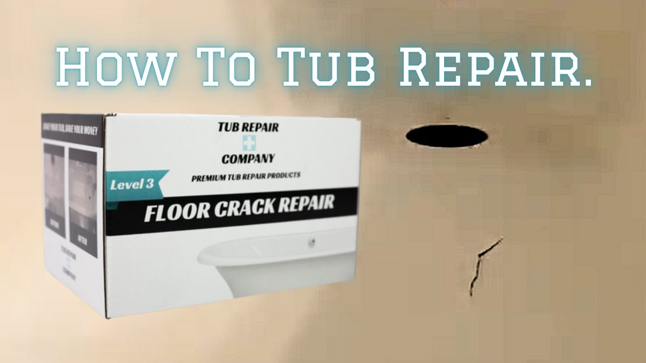How To Repair a Crack in the floor of a Fiberglass Tub and Shower