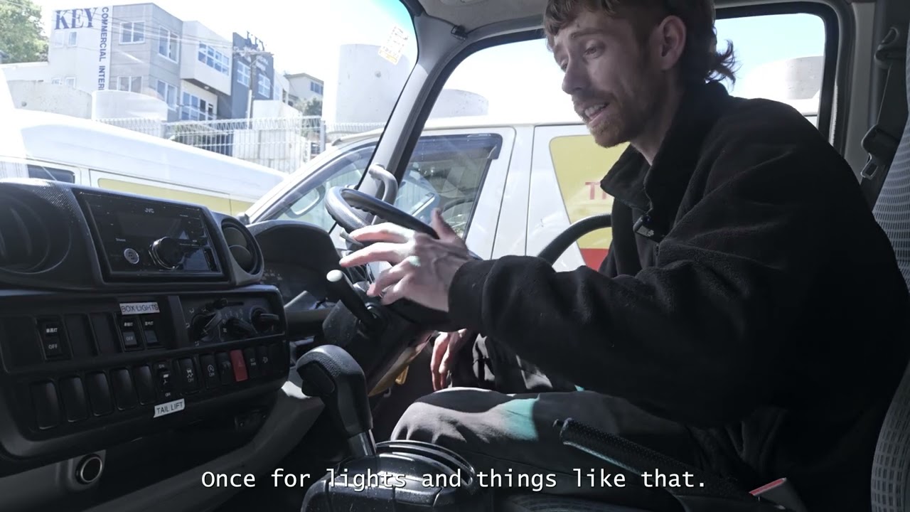 Toyota Dyna Truck Cab Walkthrough by Handy Rentals