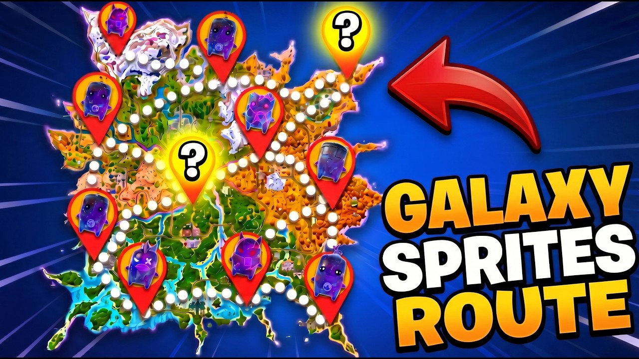 Я ПРОВЕРИЛ ВИРУСНЫЙ МАРШРУТ GALAXY SPRITE в Fortnite!