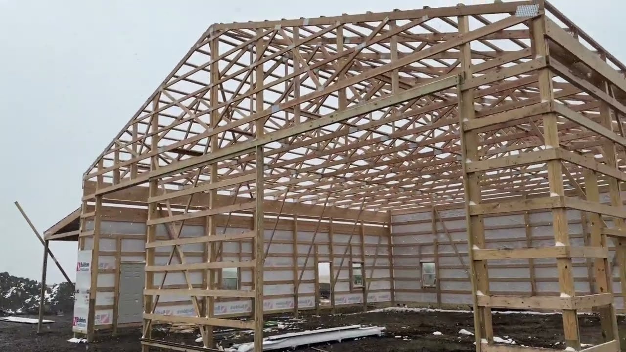 60x56 Pole barn