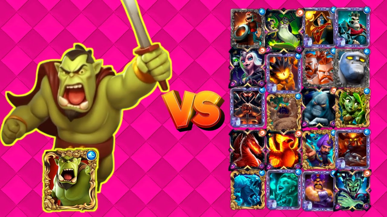NFT ORC WARRIOR Vs All CARD'S | castle crush