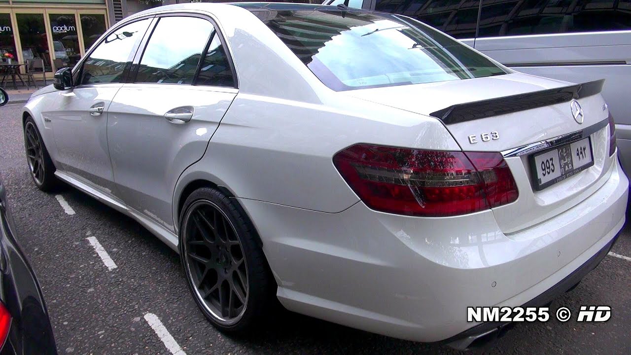 Hamann Mercedes E63 AMG CRAZY Driving and Revs on Road!