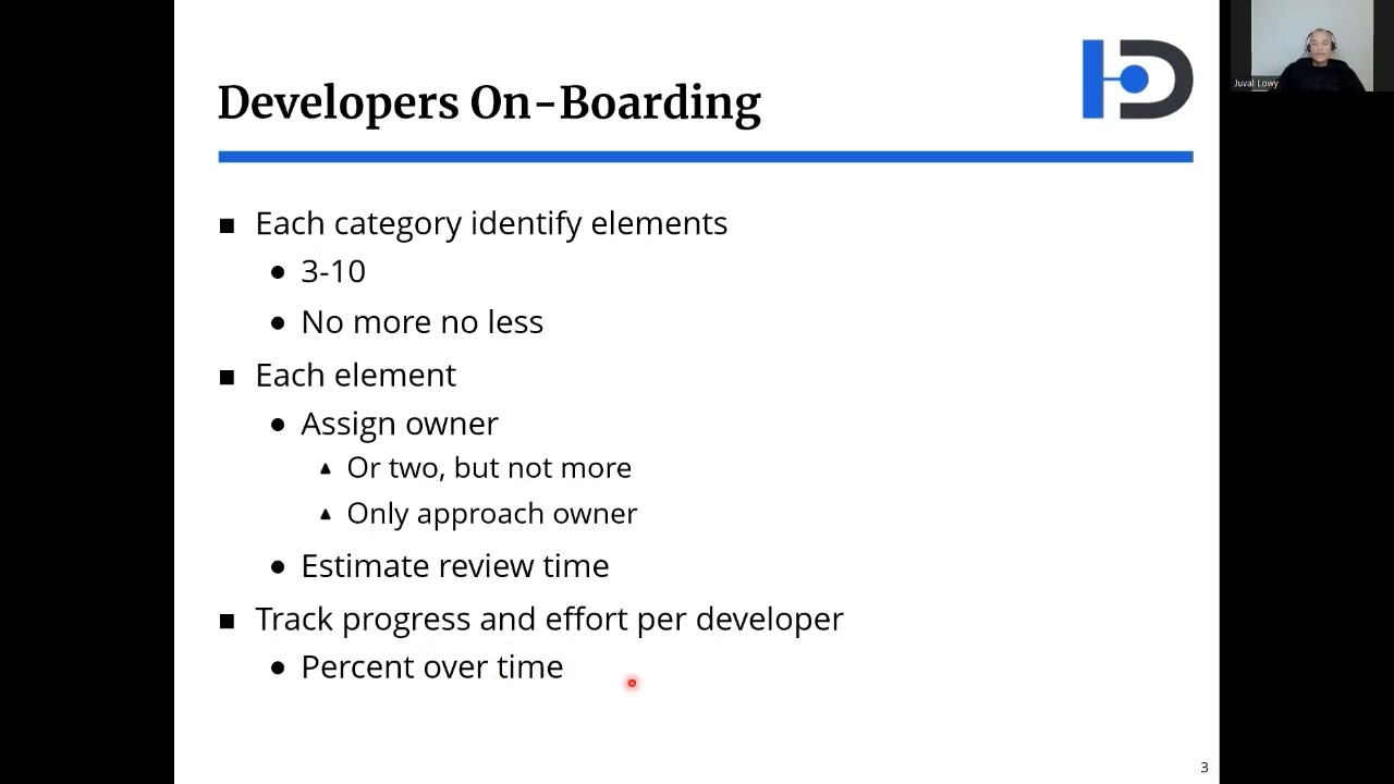 Developers On-Boarding