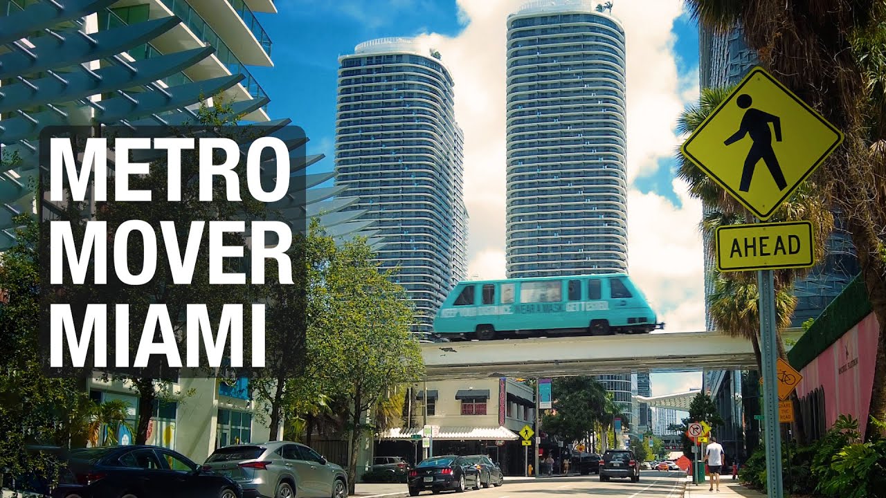 Brickell to downtown MIami on the Metro Mover