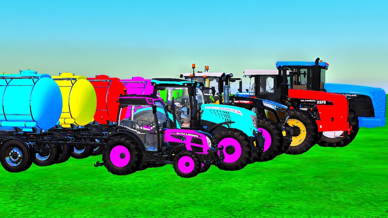 Work With Colors Rainbow Vehicle Transporting With Tanker Trailer In Fs22 | Farming Simulator 22 #4