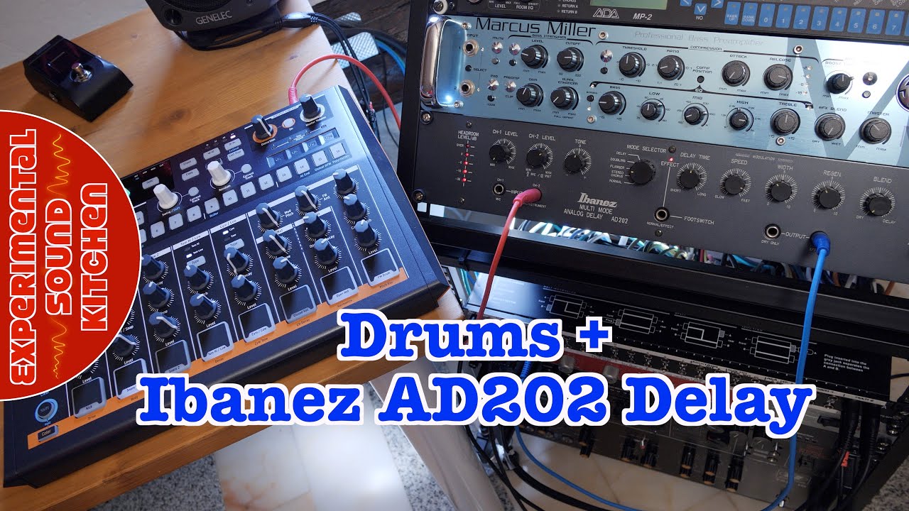 ESK - Drums + Ibanez AD202 Delay