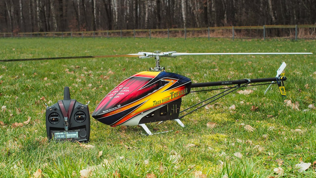 Thomas Petschel ALIGN T-Rex DFC Trekker - 3D low rpm 12S vs high head speed 12_03_2016