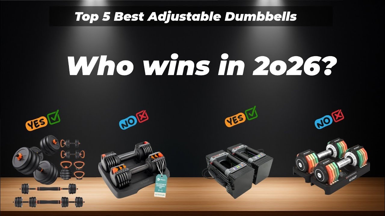 ✅ Top 5 Best Adjustable Dumbbells in 2026 [Watch This Before You Make a Choice!]