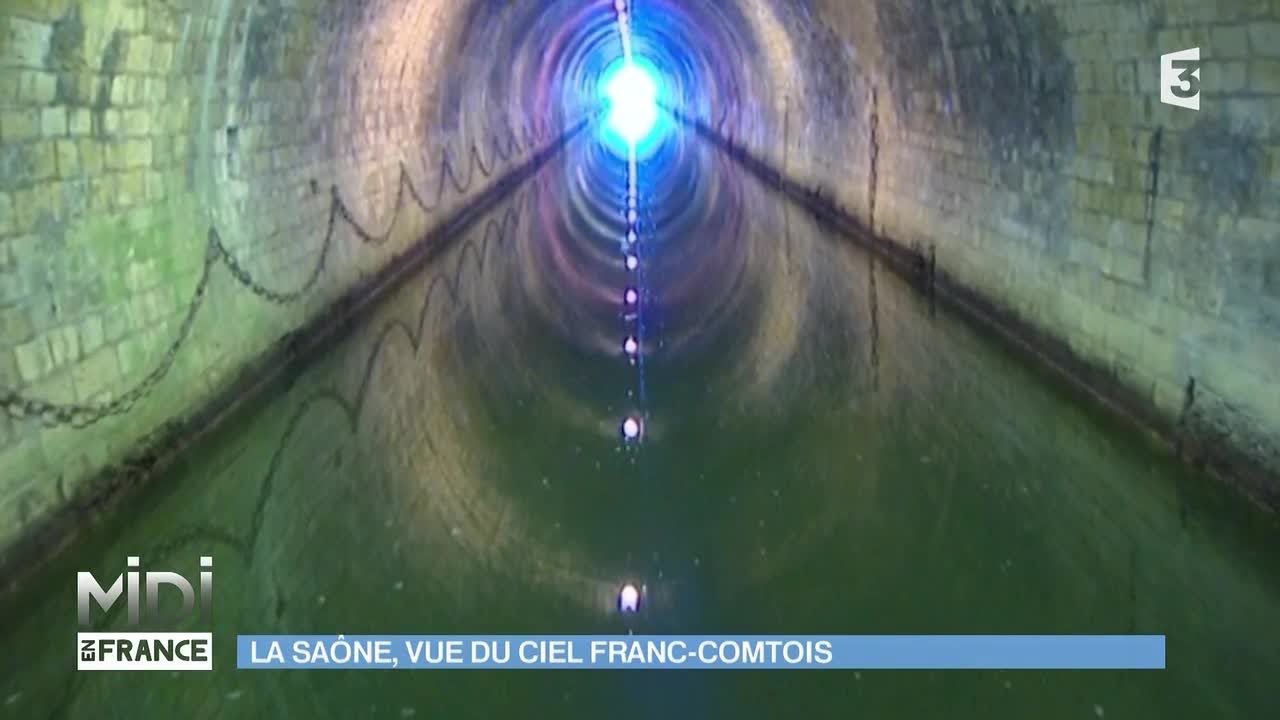 VU D'ICI : La Saône vue du ciel Franc-Comtois