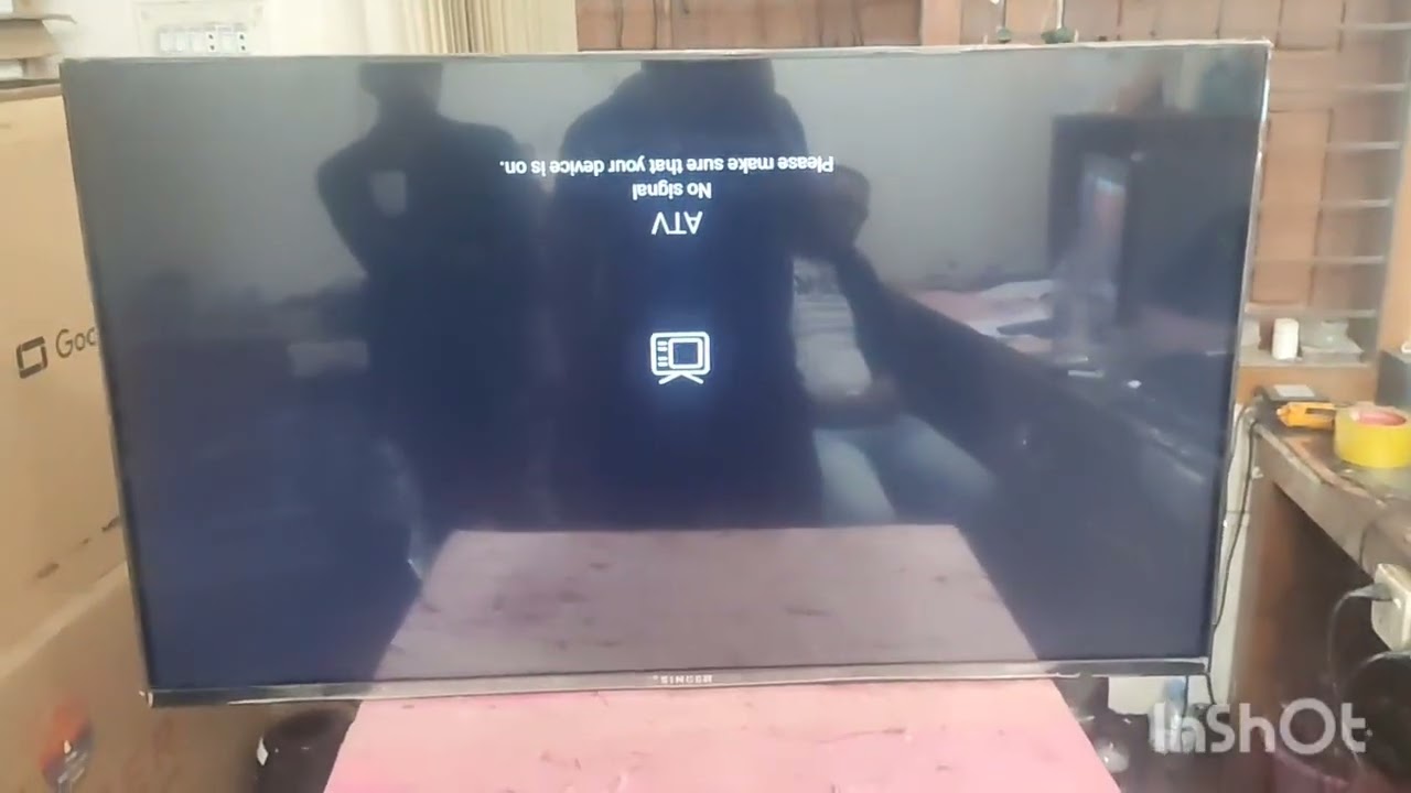 How to solve Singer Android Tv  mirror problem after replace the panel. সিঙ্গার টিভি মিরোর সমস্যা। 
