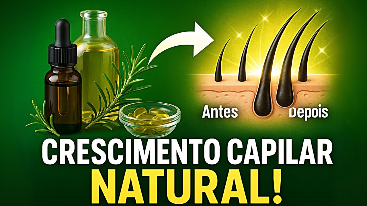 Alecrim, Saw Palmetto e Ômega 3 Para Queda de Cabelo – Vale a Pena?