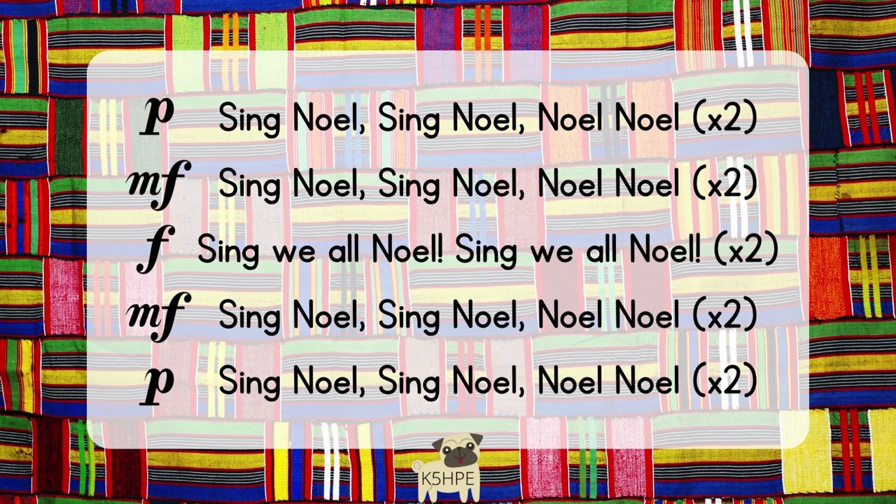 Music: African Noel Holiday Christmas Folk Song, Vocal Music Education, Teaching Dynamics Choir FUN!