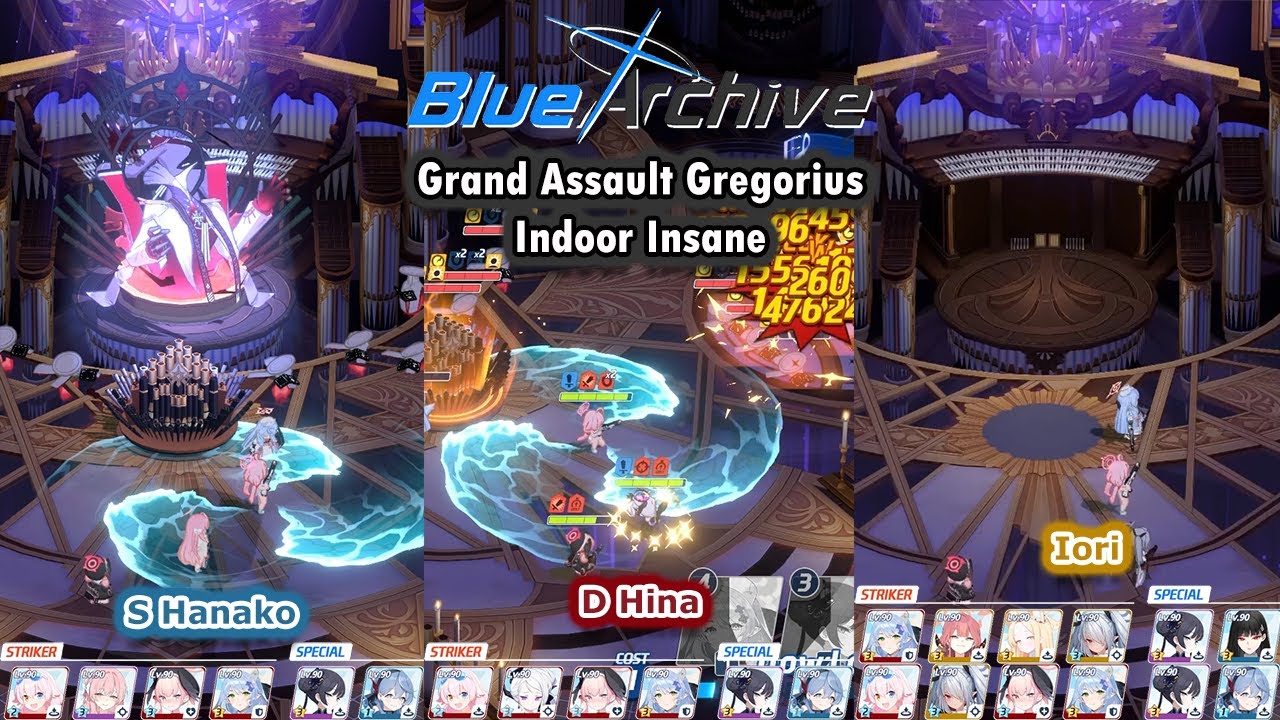 Blue Archive Global - Grand Assault Gregorius Indoor Insane (July'25)