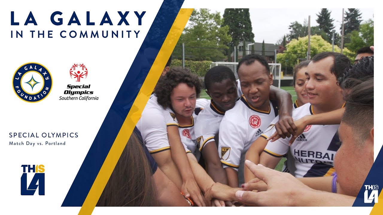 LA Galaxy Special Olympics Unified team takes on Portland Timbers