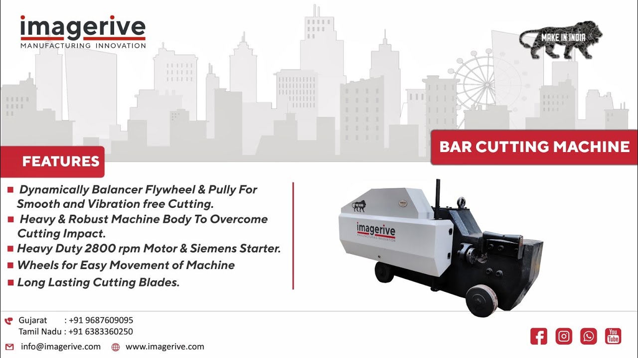 TMT Bar Cutting Machine | Rebar Cutting Machine | Round Bar Cutting Machine | Bar Cutting Machine