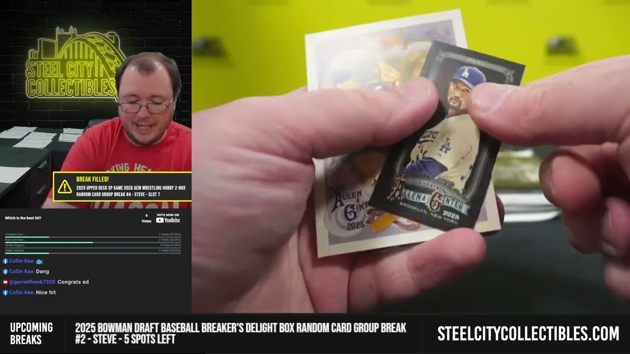 2025 Topps Allen & Ginter X Baseball Hobby 2-Box Random Division Group Break #3 - Steve