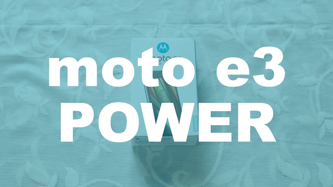 moto e3 POWER Unboxing