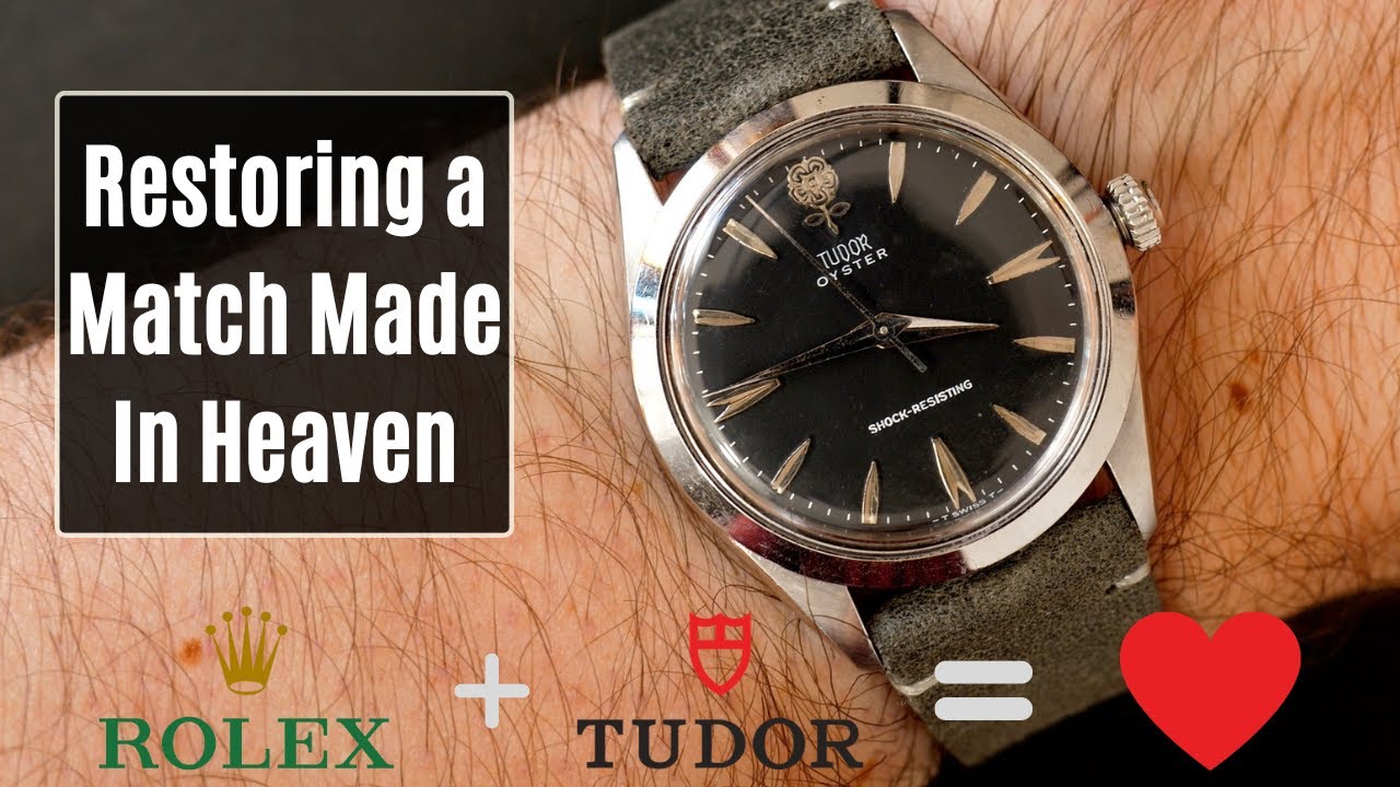 TUDOR Vintage Watch Restoration - Rolex case & Tudor Dial 😍