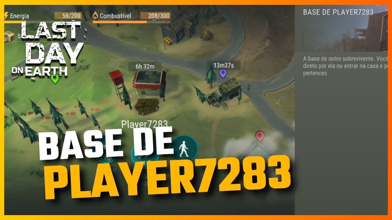 INVAS&Atilde;O da BASE de PLAYER 7283 no Last Day On Earth Survival | RAID BASE LDOE 