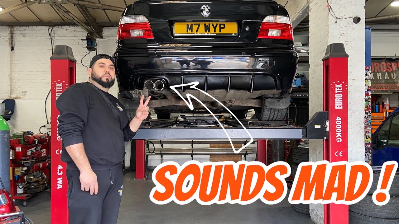 BMW E39 Back Box Muffler Delete,,,,,SOUNDS MAD
