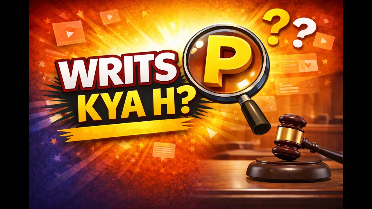 Writs kya hai ? 5 types of writs explained.