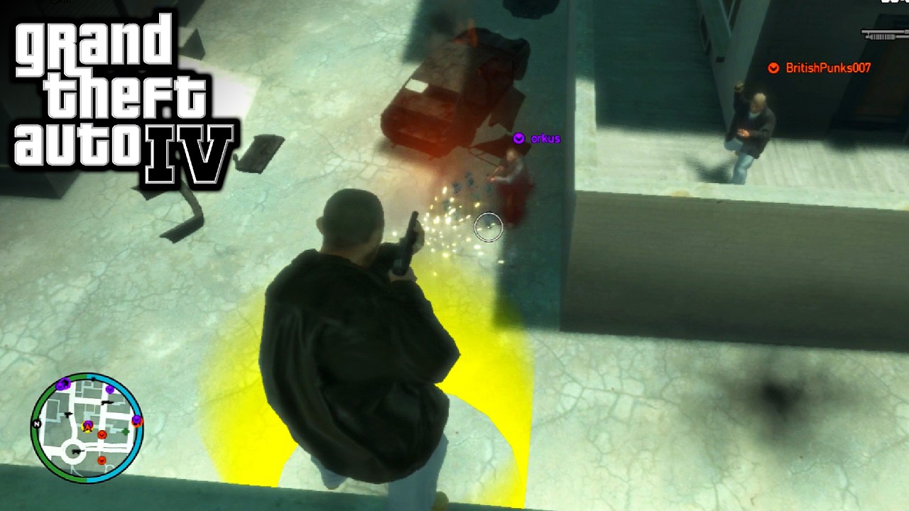 Shotgun Turf War... (GTA 4 Online Multiplayer Gameplay)