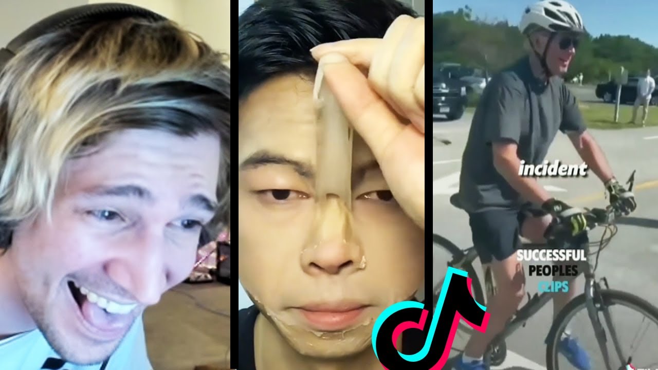xQc Cries Laughing at TikToks with Jesse