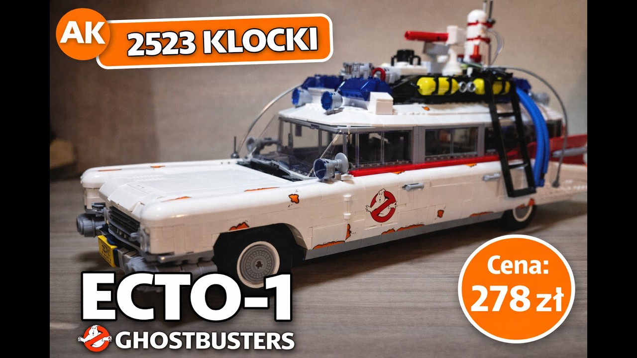 Ecto-1 z AliExpress – 2523 klocków Ecto-1 z filmu Ghostbusters za 278 zł! ( LEGO alternative )