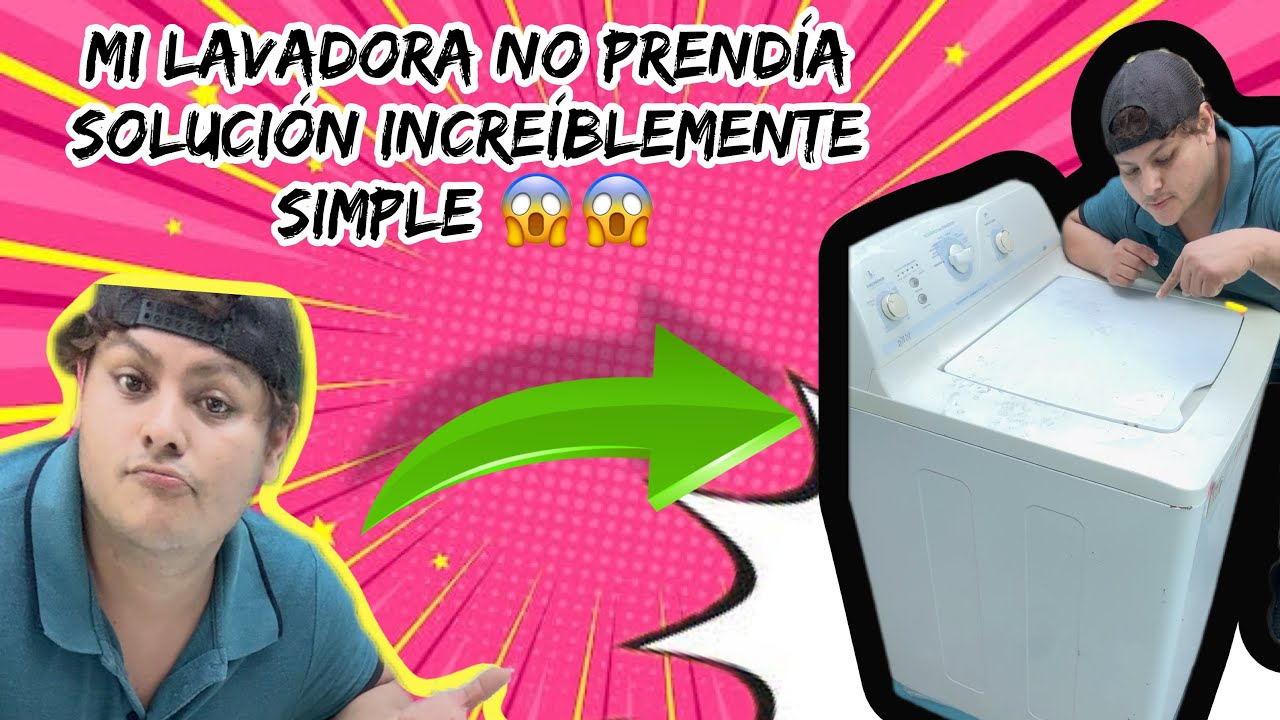 Mi lavadora no encendía  solo era un cable 👌