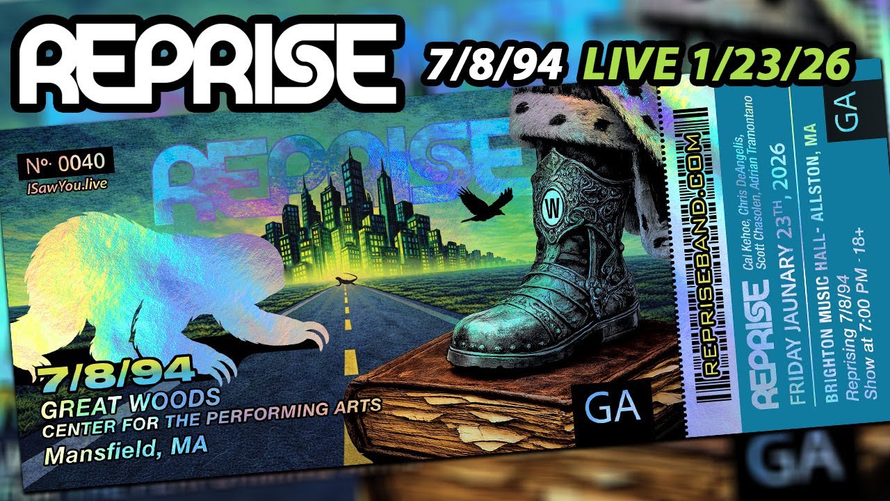 Reprise performs Gamehendge 7/8/94 Great Woods at Brighton Music Hall 1/23/26 #reprisetheband #phish