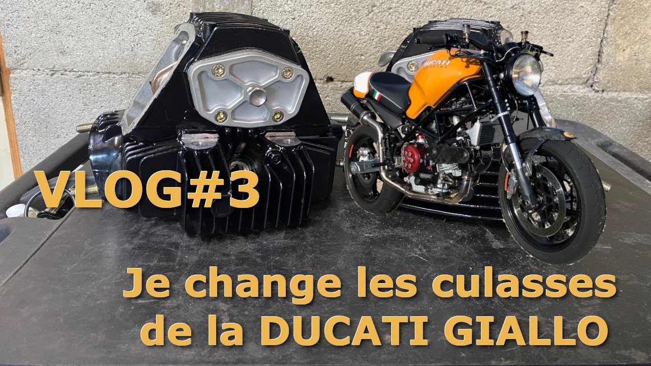 Je monte des culasses double allumage préparé sur ma DUCATI