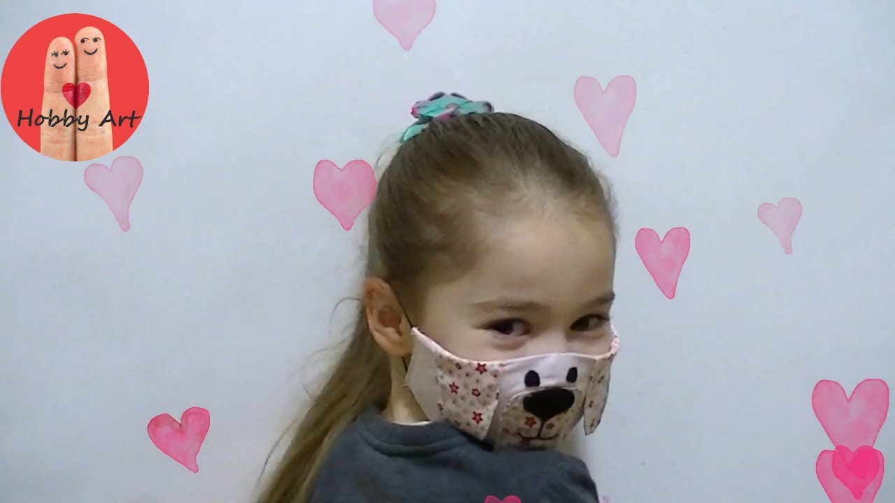 DIY Tutorial Mascherina per Bambini in 5 Minuti !!! - Protective Mask for Children in 5 Minutes!!!