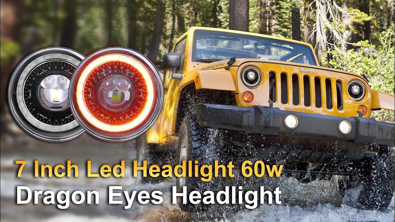 LOYO 2022 latest 7-inch Dragon Eye headlight installation